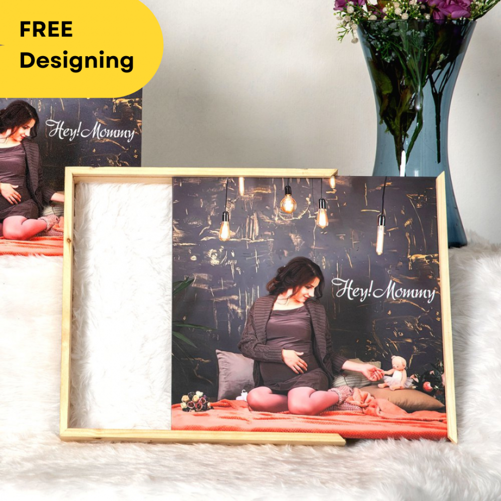 Maternity Album | Free Designing | 12X12 inches Square with Photo Personalization