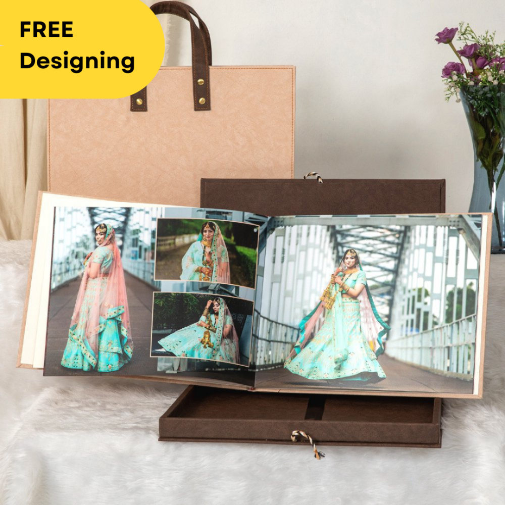 Wedding Album | Free Designing | 12X15 inches with Photo Personalization