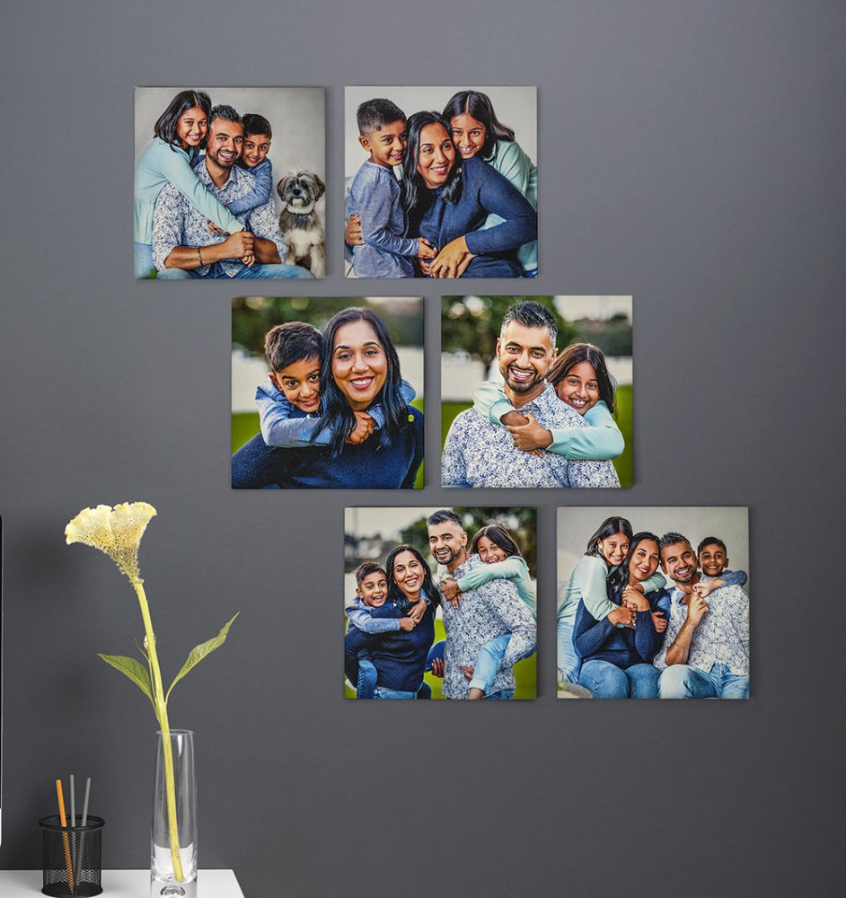 6 x 6 Set Of 6 | Collage Photo Frames | Sparkle HD Photo | Square